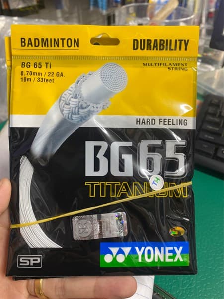 Đan vợt cước YONEX BG65 Titanum